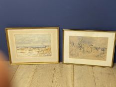 BERNARD EYRE-WALKER (1886-1972) "Lake District Hillside" and "The Winster Valley" both signed