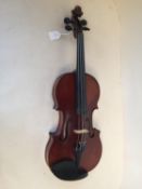 Good French violin circa 1800 by Didier Nicholas branded "A La Ville De Cremonne D. Nicolas Aine"