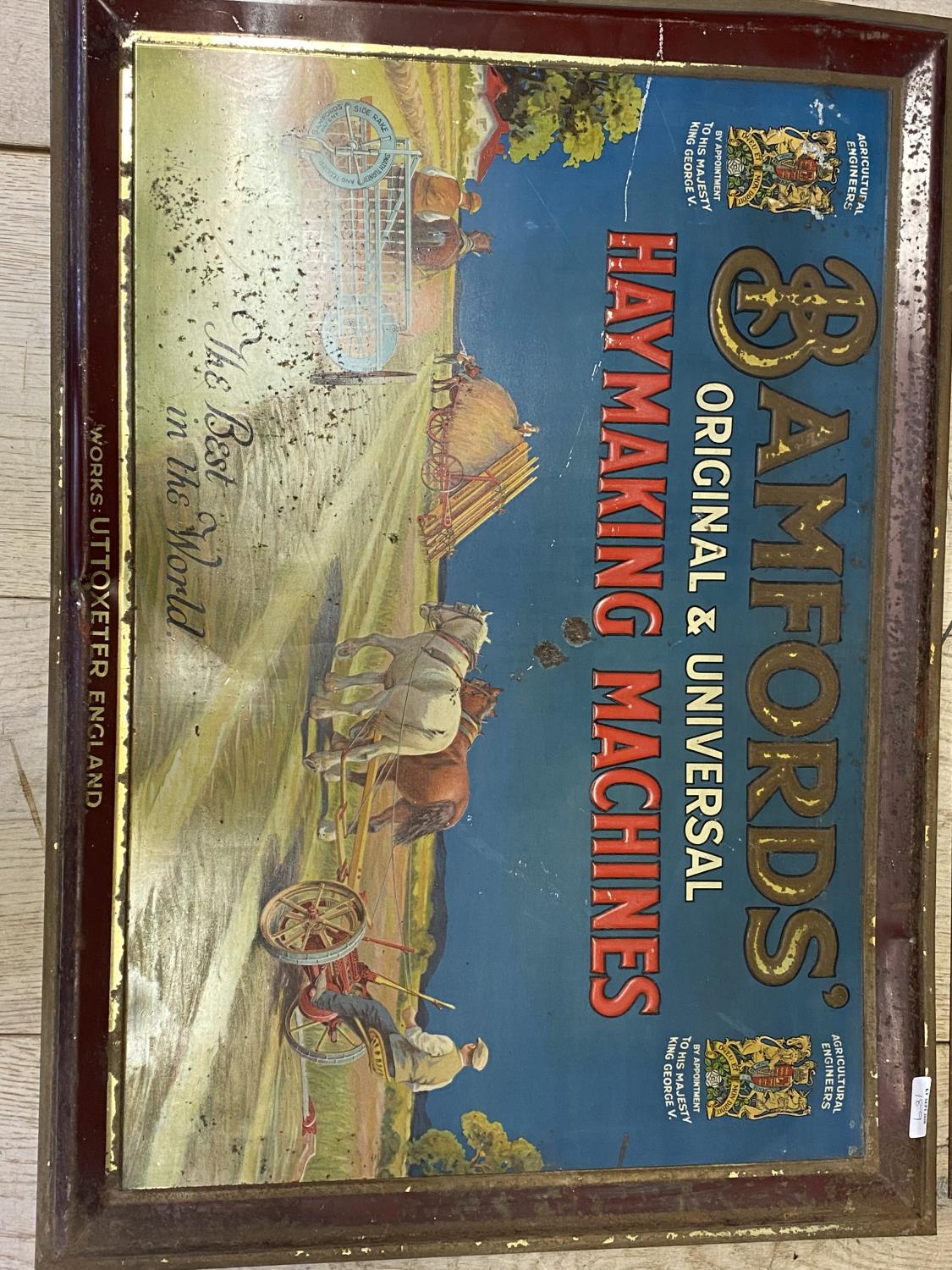 Three vintage metal signs, Condition - some wear to all 3 - see images - Image 6 of 16