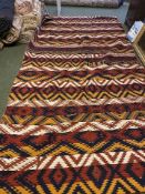 antique Azerbaijan kilim - circa. 1900s - size. 3.92 x 2.00 m PURCHASERS: PAYMENT BY BANK TRANSFER