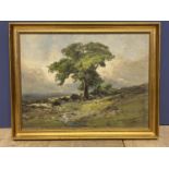 FRANK W FRANCIS CARTER (1870-1933) Oil on board country landscape 33cm x 44cm