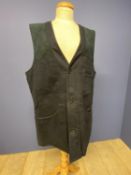 Beretta blue shooting waistcoat, 42" chest CONDITION: no sign of damage or repairs