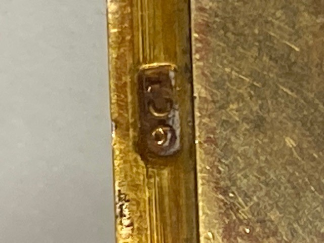 9 carat gold vesta case, pencil (S Mordan) cigar piercer - Image 8 of 10