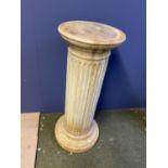 Alabaster column, modelled as a Corinthian column