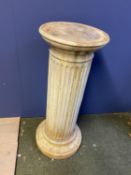 Alabaster column, modelled as a Corinthian column