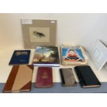 Quantity of books, including Modern hardback book The London Square, Beetons book of birds, circa