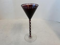 Rare wine glass by Otto Prutscher Wiener Werkstatte Circa 1910 Wimey’s Neffe