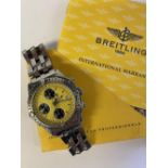 Breitling Chronomat Longitude 40mm Automatic (self-winding) watch, with the rare yellow face.