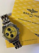 Breitling Chronomat Longitude 40mm Automatic (self-winding) watch, with the rare yellow face.