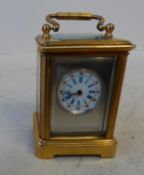 Miniature carriage clock 6cm H