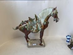 Model of a Tang style horse. (Oxford authentication tested) some damage and repair