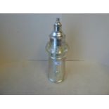 Silver plate lighthouse cocktail shaker 36cmH