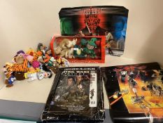 Quantity of toys to include Star Wars memorabilia and Lt Ed Coca Cola Toy collection