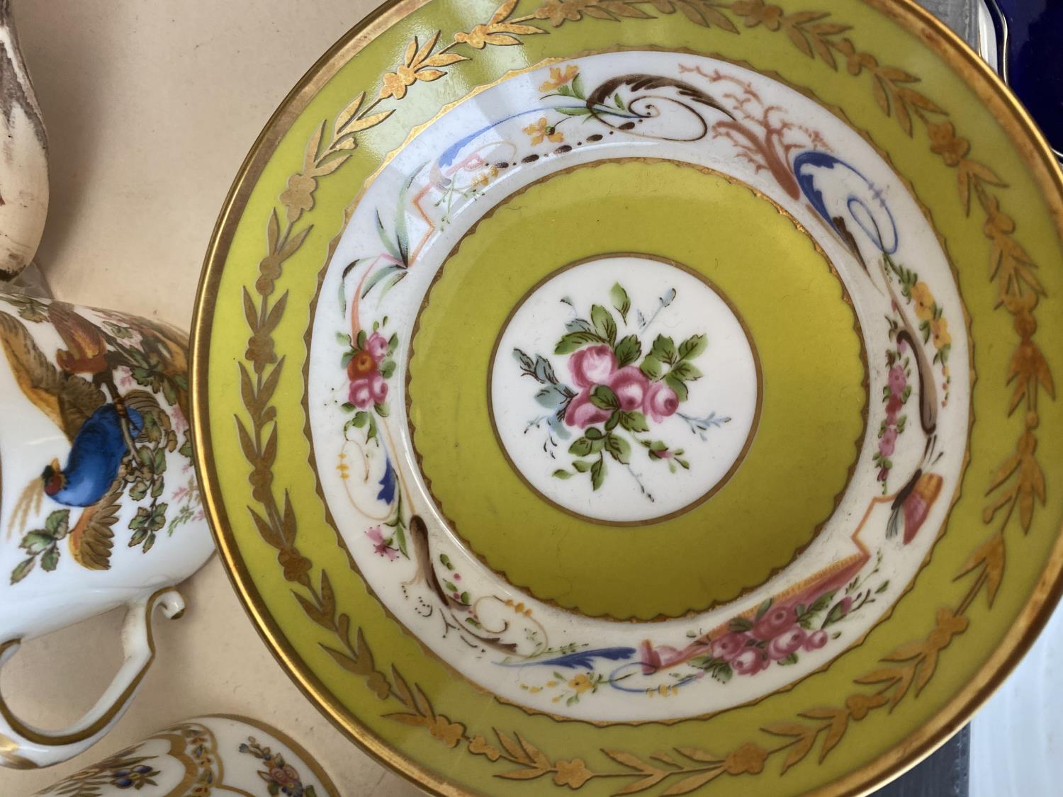 Qty of good quality decorative china including a pair of scalloped edge signed Mido, - to base and - Image 14 of 17