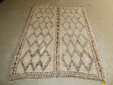 Vintage Moroccan carpet 2.5 x 1.93