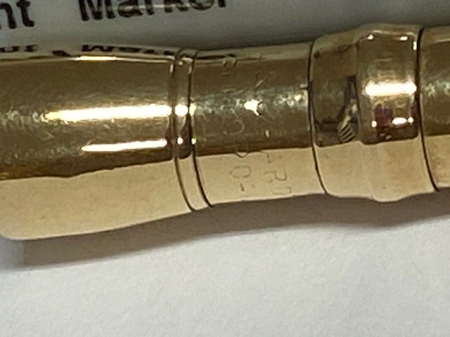 9 carat gold vesta case, pencil (S Mordan) cigar piercer - Image 6 of 10