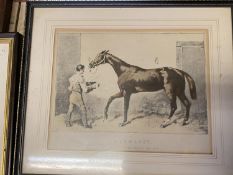 12 Various horse racing prints and 2 sketches (14)