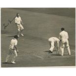 James Charles 'Jim' Laker. Surrey, Auckland, Essex & England 1946-1964. Single page handwritten