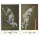 Kenneth Taylor. Yorkshire & England 1953-1968. Blue file comprising a good selection of ephemera