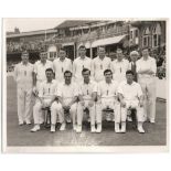 The Ashes. England v Australia, The Oval 1964. A collection of twenty four original mono press