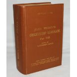 Wisden Cricketers' Almanack 1932. 69th edition. Original hardback. Odd very minor faults otherwise