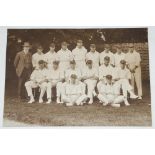 South Africa tour to England 1924. Original official mono press photograph of the full South