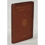 Yorkshire C.C.C. annual 1899. 7th annual issue. 165pp plus ten 'notes' pages as issued. Edited by