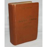 Wisden Cricketers' Almanack 1935. 72nd edition. Original hardback. Faded title gilts to spine paper,