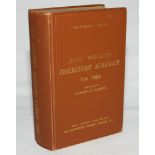 Wisden Cricketers' Almanack 1925. 62nd edition. Original hardback. Good/very good condition with