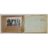 M.C.C. and Representative tours to India 1964-1970. An original visitor's book from a hotel,