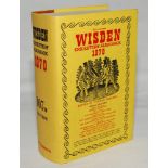 Wisden Cricketers' Almanack 1970. Original hardback. Very good condition - cricket