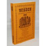 Wisden Cricketers' Almanack 1945. Willows reprint (2000) in softback covers. Limited edition 193/