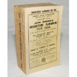 Wisden Cricketers' Almanack 1924. 61st edition. Original paper wrappers. Some wear with minor loss