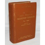 Wisden Cricketers' Almanack 1924. 61st edition. Original hardback. Minor wear to board
