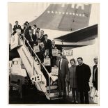 M.C.C. tour to Pakistan 1969. Excellent large oversize original mono press photograph of the M.C.