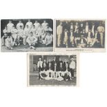 Early Australian team postcards 1905 and 1907/08. Three original postcards of Australia Test