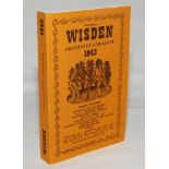 Wisden Cricketers' Almanack 1943. Willows reprint (2000) in softback covers. Limited edition 736/