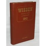 Wisden Cricketers' Almanack 1942. 79th edition. Original hardback. Only 900 hardback copies were