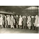 Australian tour of England 1930. A nice collection of twenty six sepia original press photographs