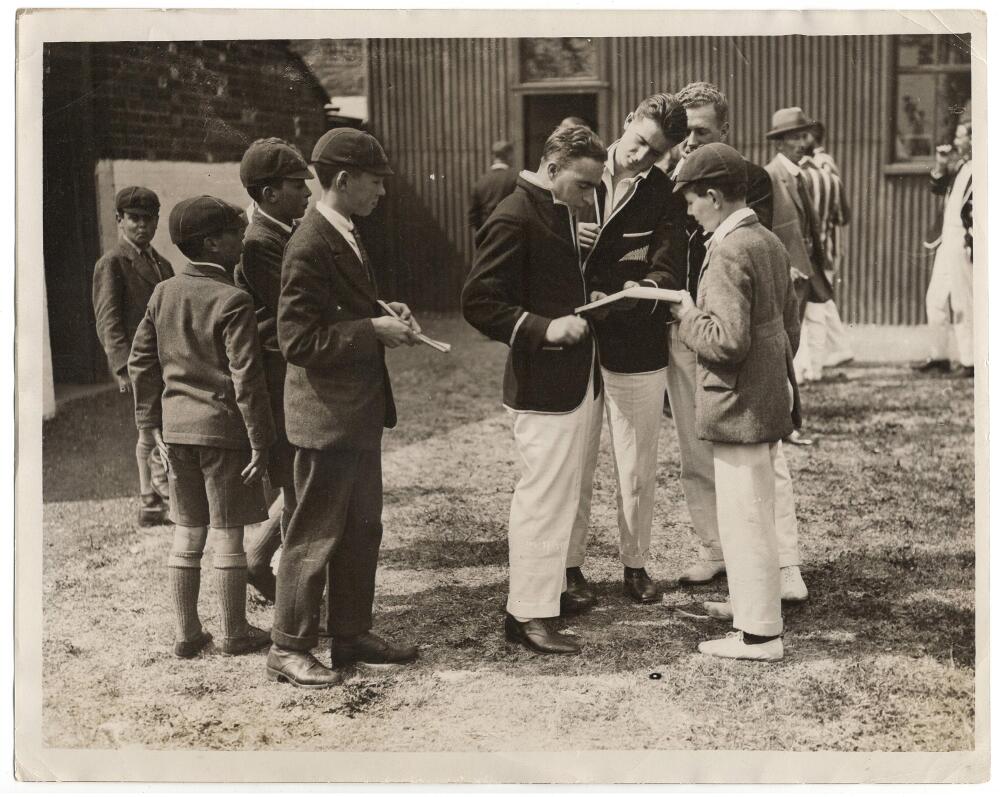 New Zealand tours to England 1927-1958. A selection of ephemera relating to New Zealand tours to