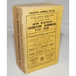 Wisden Cricketers' Almanack 1932. 69th edition. Original paper wrappers. Some wear and loss to the