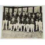 Australian tour of England 1930. Official mono press photograph of the Australian touring team to