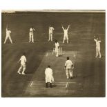 England v Pakistan 1967. Excellent large oversize original mono press photograph of action from