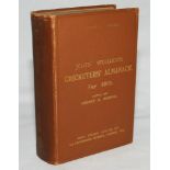 Wisden Cricketers' Almanack 1913. 50th (Jubilee edition). Original publisher's rebind. Bound in