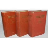 Wisden Cricketers' Almanack 1949, 1950 and 1951. Original hardbacks. The 1949 edition with dulling