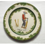 'I Was'nt Ready'. A Royal Doulton 'Black Boy' bone china dinner plate, entitled 'I Was'nt ready'