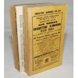 Wisden Cricketers' Almanack 1934. 71st edition. Original paper wrappers. Broken spine block, book