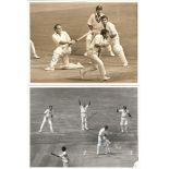 Signed Yorkshire photographs 1940s-1970s. A nice selection of press player portraits and action