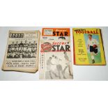 Football and sporting magazines 1953-1956. A selection of original individual copies of magazines