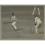 Francis George Mann. Cambridge University, Middlesex & England 1938-1954. Surrey v Cambridge